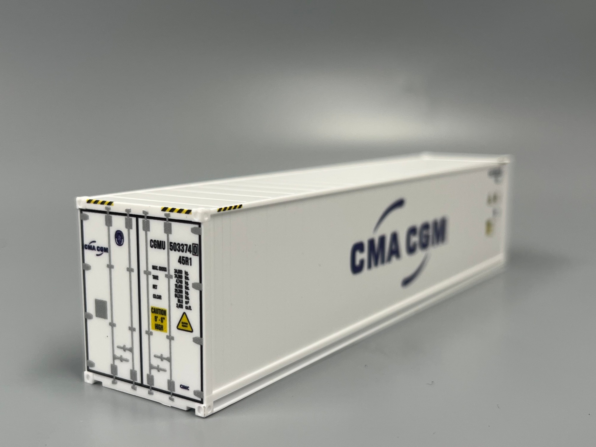960267 - Herpa - 40ft Reefer Highcube Container  "CMA-CGM